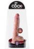 King Cock Dual Density 10 inches Fat Cock with Balls Beige Sex Toy Product Image 3