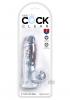 King Cock Clear 5 inches Cock with Balls Sex Toy Product Image 3