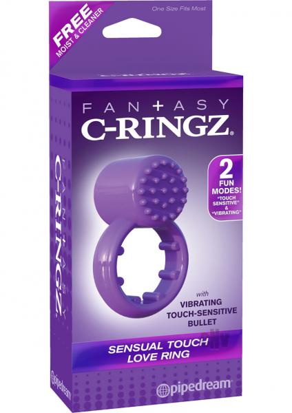 Fantasy C-Ringz Sensual Touch Love Ring Purple Sex Toy Product