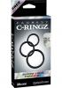 Fantasy C-Ringz Silicone 3 Ring Stamina Set Black Sex Toy Product Image 3