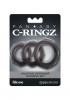 Fantasy C Ringz Silicone Stamina Set Black Sex Toy Product Image 2
