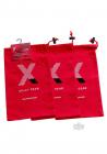 Ultra Soft Gear Bag 8x13 3pk Red Sex Toy Product