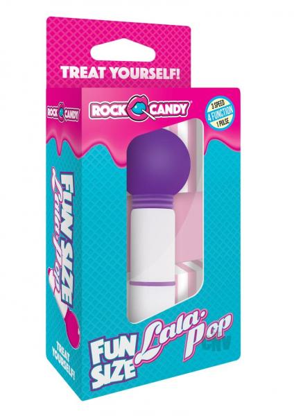 Rock Candy Fun Size Lala Pop Purple Mini Body Massager Sex Toy Product