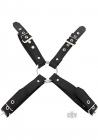 Rouge Leather Chest Harness Black XL Sex Toy Product