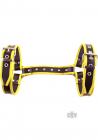 Rouge Halter Harness Black/yellow Xl Sex Toy Product