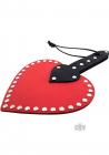 Rouge Heart Paddle Red Leather Sex Toy Product