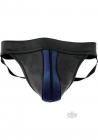 Rouge Zip Lux Jock Blk/blu Small Sex Toy Product