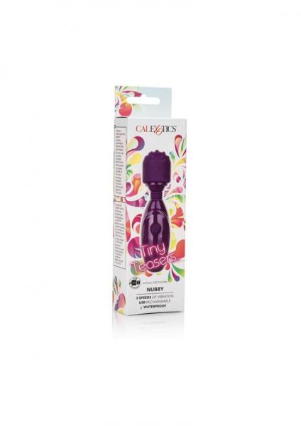 Tiny Teasers Nubby Purple Wand Massager Sex Toy Product