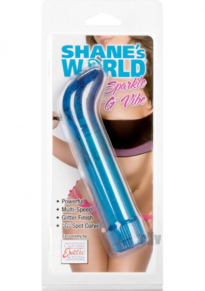 Shane's World Sparkle G Vibe Blue Sex Toy Product