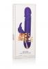 Jack Rabbit Silicone Thrusting Vibrator Purple Sex Toy Product Image 3