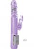 Petite Thrusting Jack Rabbit Vibrator Purple Sex Toy Product Image 1