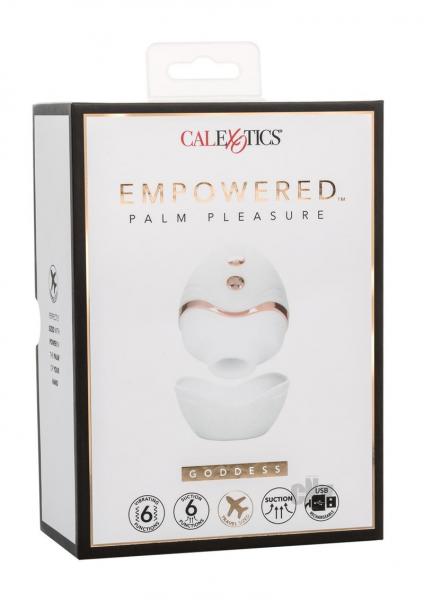 Empowered Palm Pleasure Goddess White Sex Toy Product