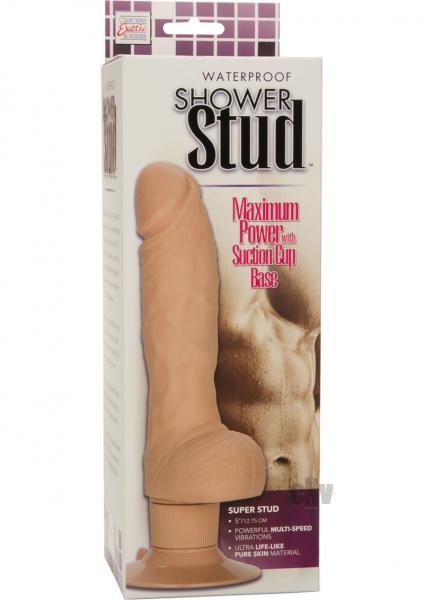Waterproof Shower Stud Super Stud Beige Vibrator Sex Toy Product