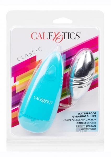 Classic Waterproof Gyrating Bullet Vibrator Blue Sex Toy Product