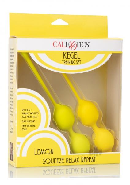 Kegel Training Set Lemon Yellow Sex Toy Product