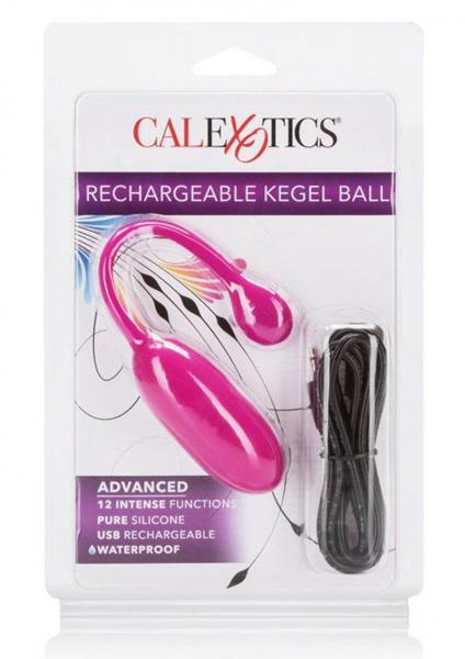 Rechargeable Kegel Ball Advanced Pink 12 Functions Sex Toy Product