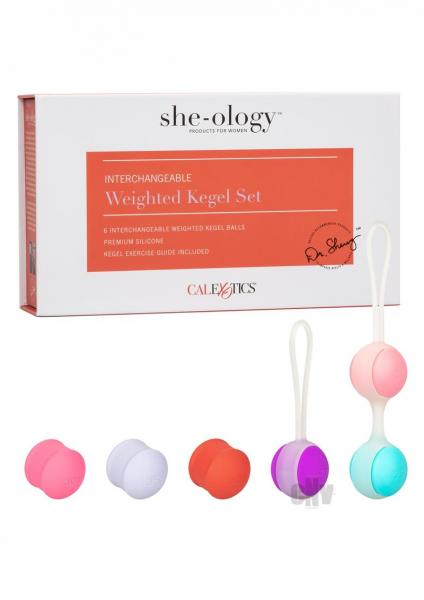 She Ology Interchange Weight Kegel Set Sex Toy Product