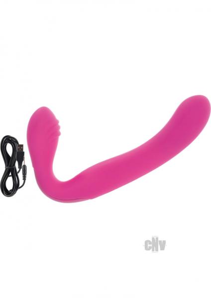 Love Rider Rechargeable Strapless Strap On Pink Sex Toy Product