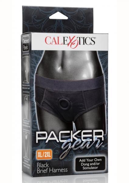 Packer Gear Black Brief Harness XL/2XL Sex Toy Product