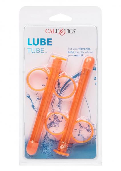 Lube Tube Orange 2 Pack Sex Toy Product