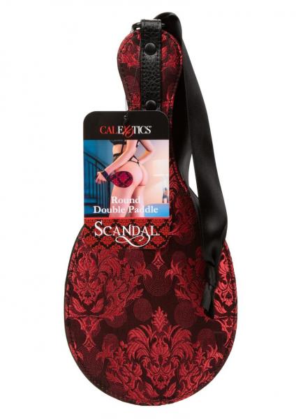 Scandal Round Double Paddle Black Sex Toy Product