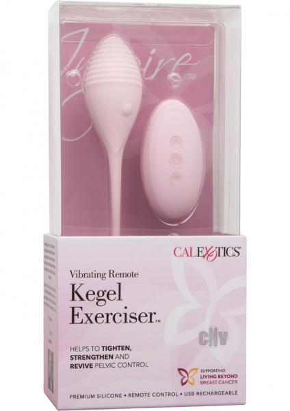 Inspire Vibrating Remote Kegel Exerciser Pink Sex Toy Product