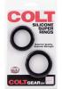 Colt Silicone Super Rings Black Sex Toy Product Image 3