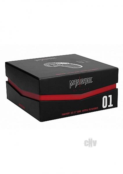 Mancage Chastity 3.5 inches Cock Cage Model 1 Clear Sex Toy Product