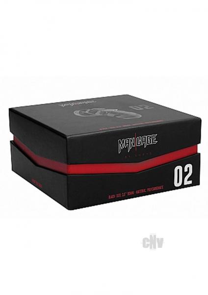 ManCage Model 2 Chastity 3.5 inches Cock Cage Black Sex Toy Product