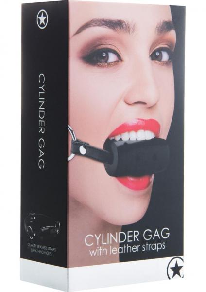 Ouch Cylinder Gag Black O/S Sex Toy Product