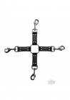Ouch Pain 4way Hogtie Cross Black Sex Toy Product