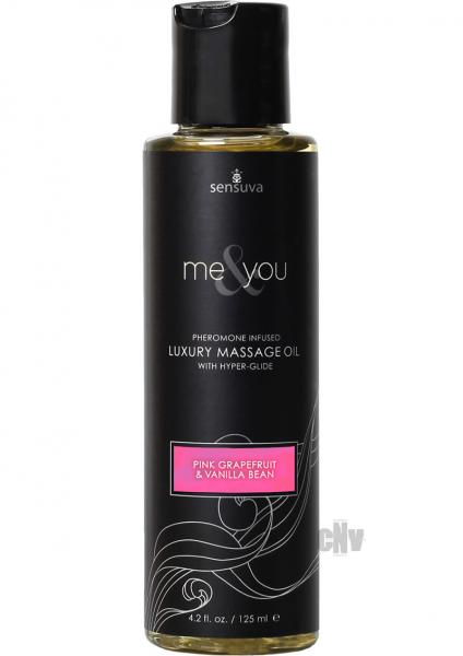 Me And You Massage Oil Grapefruit Vanilla 4.2oz Sex Toy Product