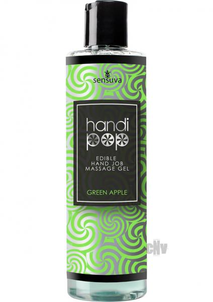 Handipop Massage Gel Green Apple 4.2oz Sex Toy Product