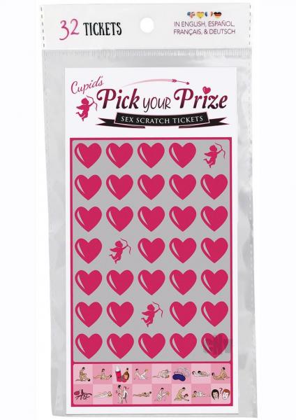 Cupid's Pick Your Prize Scratch Ticket Sex Toy Product