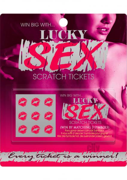 Lucky Sex Scratch Tickets Sex Toy Product