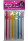 Gitd Rainbow Naughty Straws 6pk Sex Toy Product