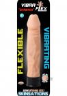 Skinsation Stretch Vibra-Flex 9 inches Dildo Beige Sex Toy Product