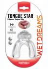 Pleasure Tongue Vibe Clear Sex Toy Product