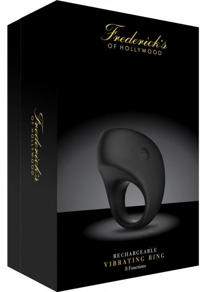 Frederick's of Hollywood Rechargeable Vibrating Ring Black Sex Toy Product