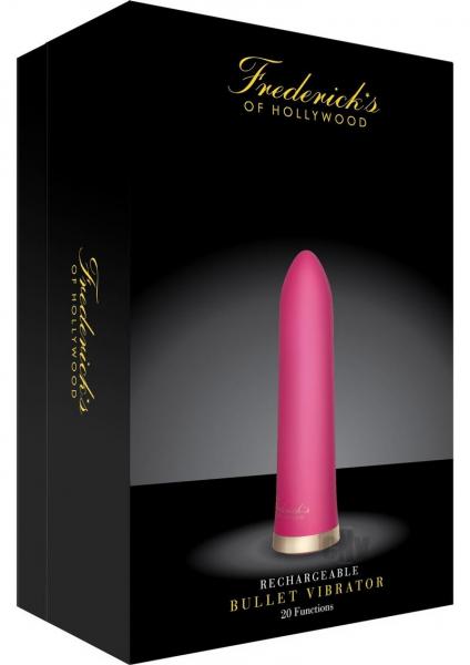 Fredericks Of Hollywood Rechargeable Bullet Hot Pink Vibrator Sex Toy Product