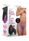 Secret Open Back Lace Panty Egg Purple Sex Toy Product