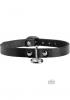 Leather Choker Collar With O Ring M/L Sex Toy Product Image 2