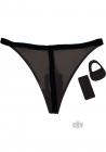 Menagerie Vibrating Panty Black O/S Sex Toy Product