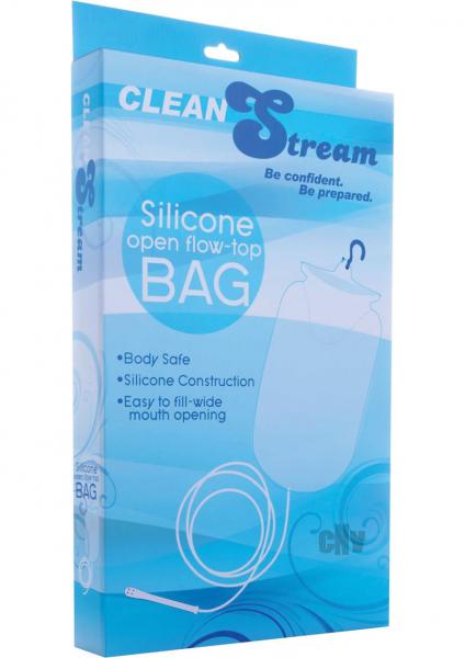 Silicone Open Flow Douche Enema Bag Sex Toy Product