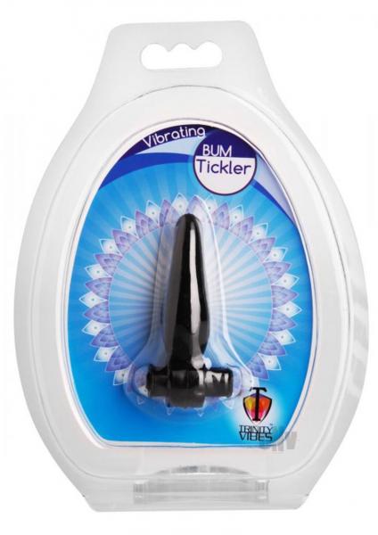 Vibrating Bum Tickler Mini Anal Plug Black Sex Toy Product