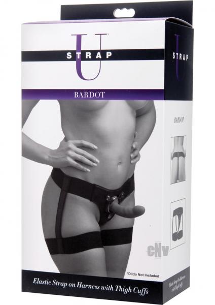 Strap U Bardot Elastic Harness with Thigh Cuffs Sex Toy Product