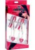 Charmed Heart Padlock Nipple Clamps Sex Toy Product Image 3