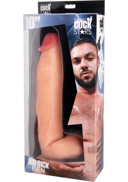 Raging Cockstars Big Dick Ben 10 Inches Realistic Dildo Sex Toy Product