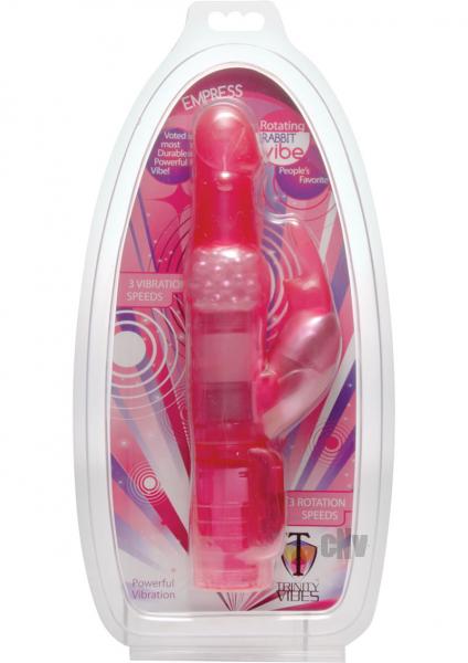 Empress Extra Strong Rotating Rabbit Vibe Pink Sex Toy Product