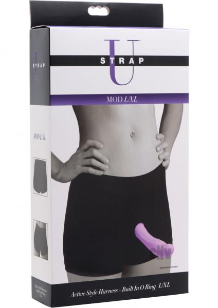 Strap U Mod Strap-On Harness O Ring L/XL Black Sex Toy Product